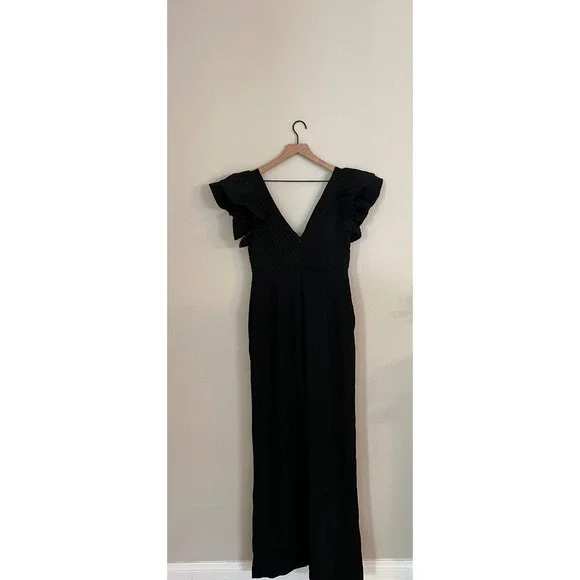 lace maxi black dress Princesa Black Lace Drop Waist Maxi Dress - XS Size - Women's Dresses main image 1
